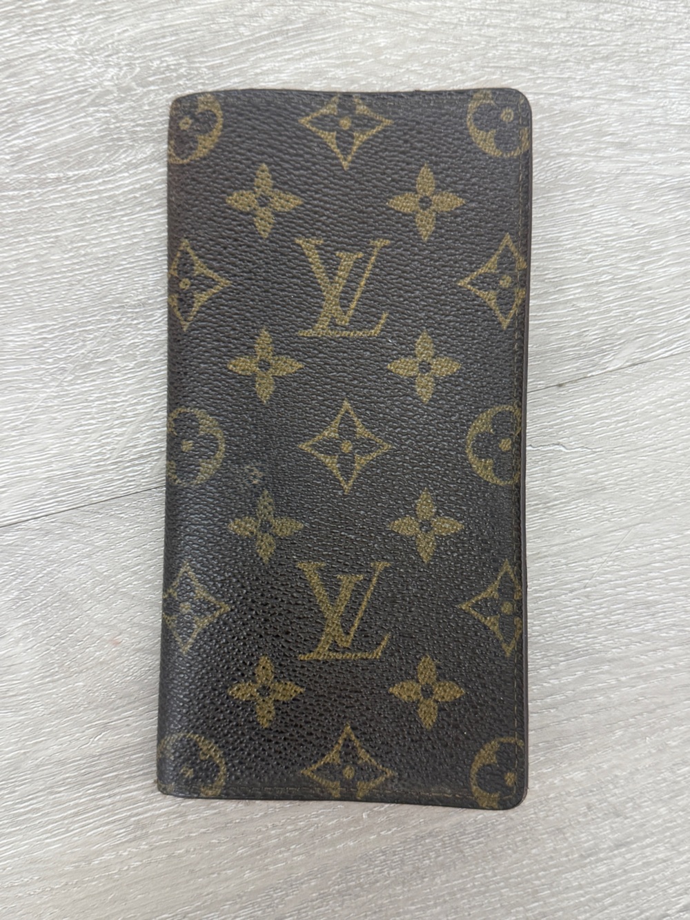 Louis Vuitton Monogram Canvas Zip Pouch in Brown and Gold